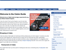 Tablet Screenshot of calais-guide.co.uk